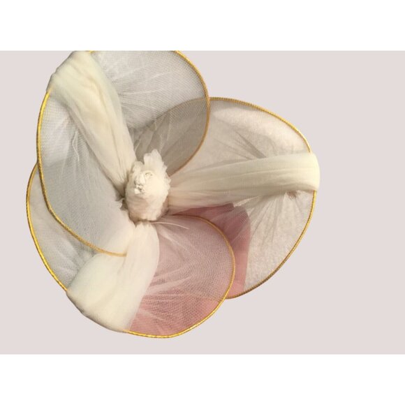 Cute Eight Inch Vintage Netted Angel Figurine - Picture 6 of 8